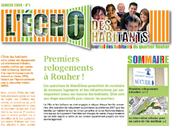 Communication autour du projet de rnovation du quartier Rouher